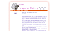 Desktop Screenshot of fairparkscattery.co.uk